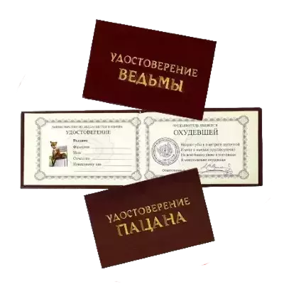 Удостоверения