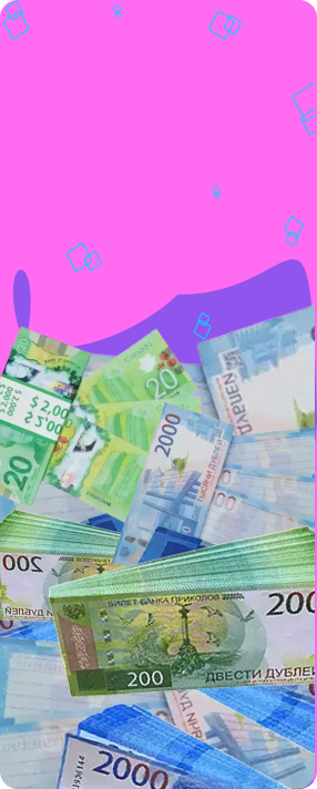 ПК версия изображения Блокнот в виде пачки денег