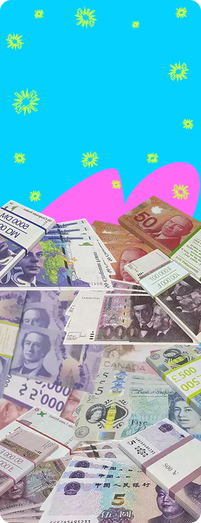 ПК версия изображения Билеты банка приколов - Зарубежные деньги