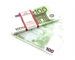 Шуточные деньги ГИГАНТ 100 евро