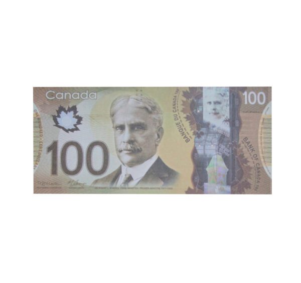 Сувенирные деньги 100 канадских долларов