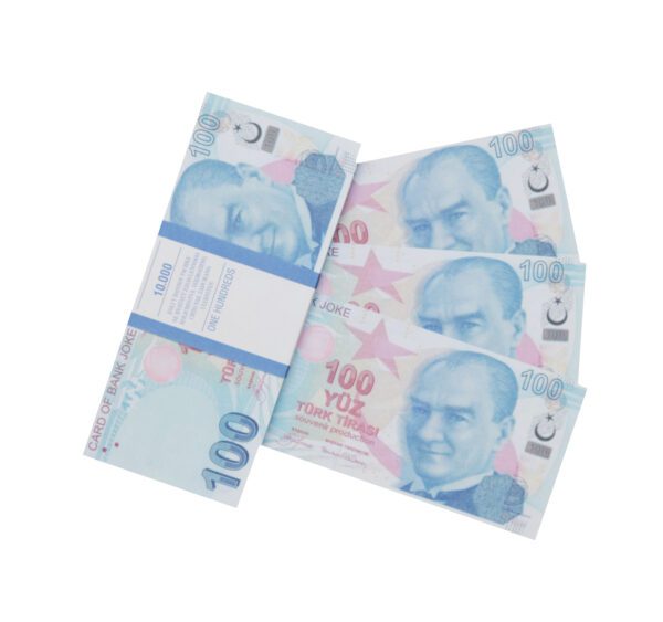 Сувенирные деньги 100 турецких лир - 80 банкнот