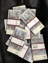 Сумка с деньгами 5 рублей СССР