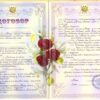 Свадебный диплом, Договор Тёщи и Зятя ламинация 5+0