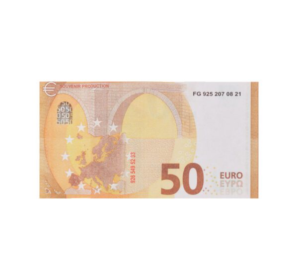Сувенирные деньги 50 евро - 80 банкнот