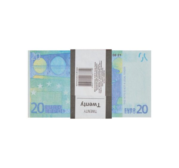 Сувенирные деньги 20 евро - 80 банкнот