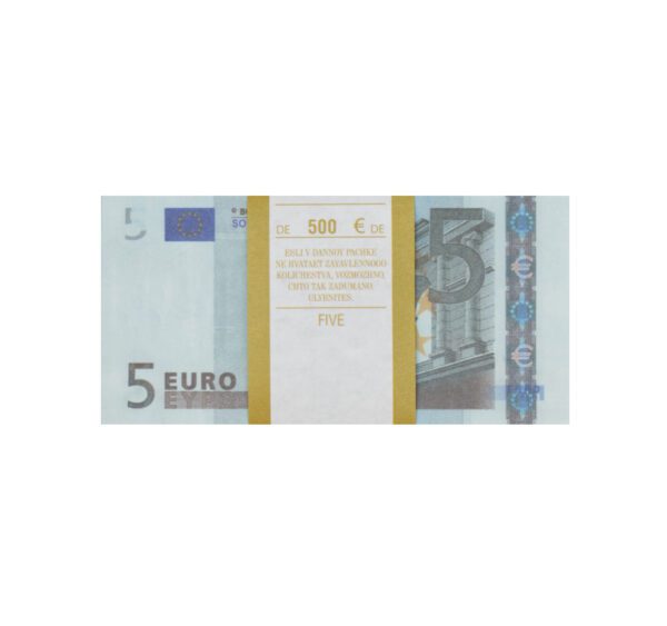 Сувенирные деньги 5 евро - 80 банкнот