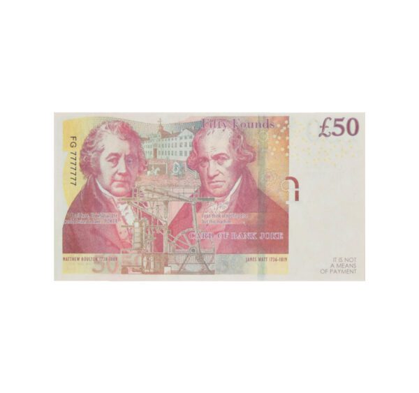 Сувенирные деньги 50 фунтов стерлингов - 80 банкнот