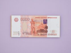 Отрывной блокнот-визитка 5000 рублей