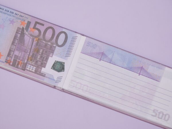 Отрывной блокнот-визитка 500€