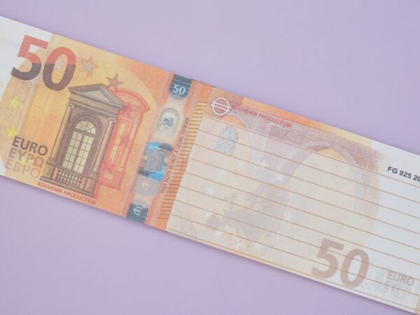 Отрывной блокнот-визитка 50€