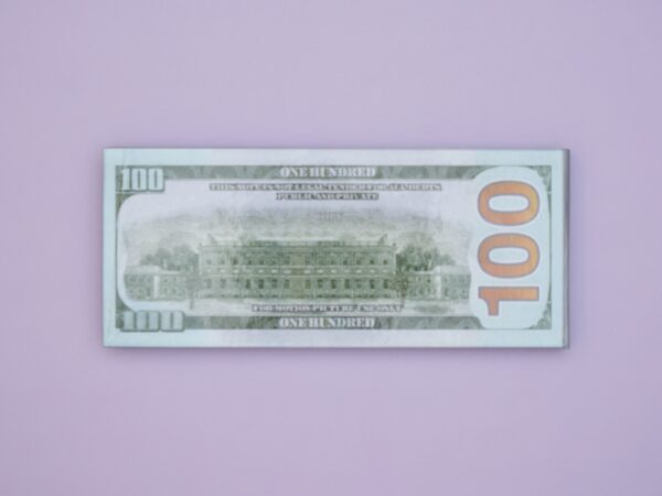 Отрывной блокнот-визитка 100$