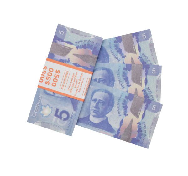 Сувенирные деньги 5 канадских долларов (новинка) - 80 банкнот