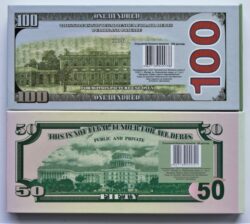 Набор отрывных блокнотов "Доллары" (100,50)