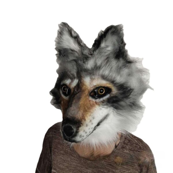 Латексная маска Волк из фильма Человек-волк