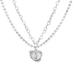 Ожерелье - чокер женское в виде сердца