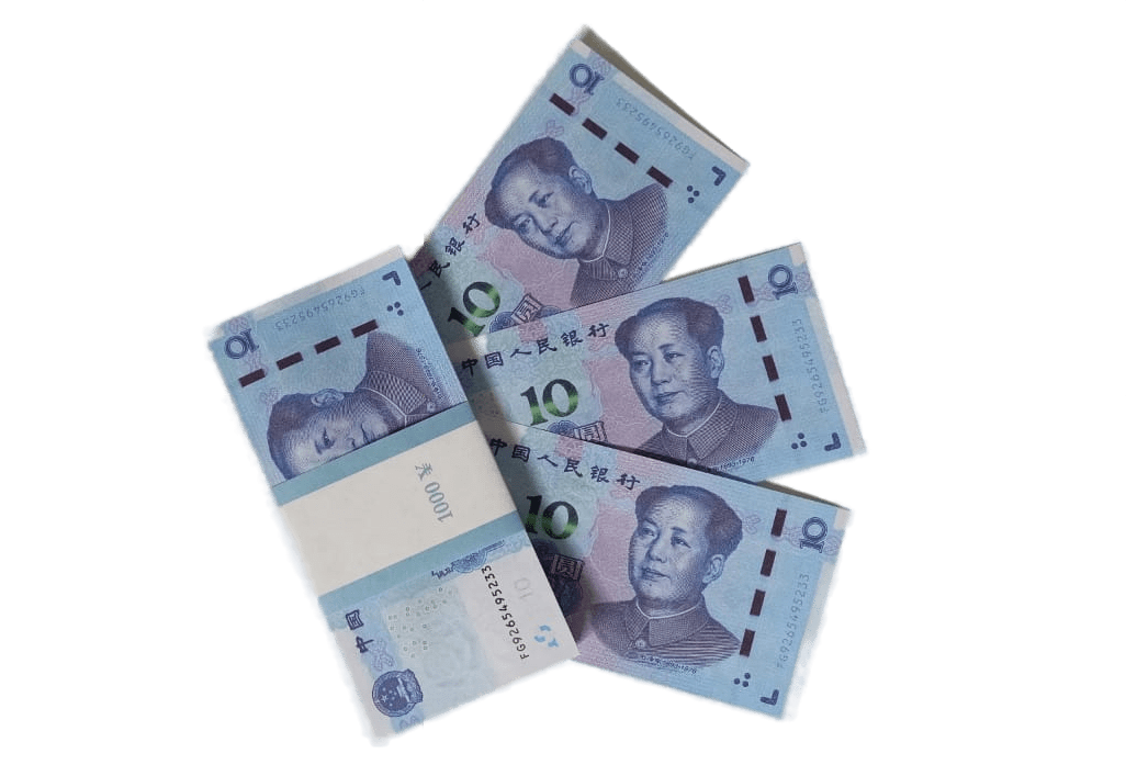 Сувенирные деньги 10 китайских юаней - 80 банкнот
