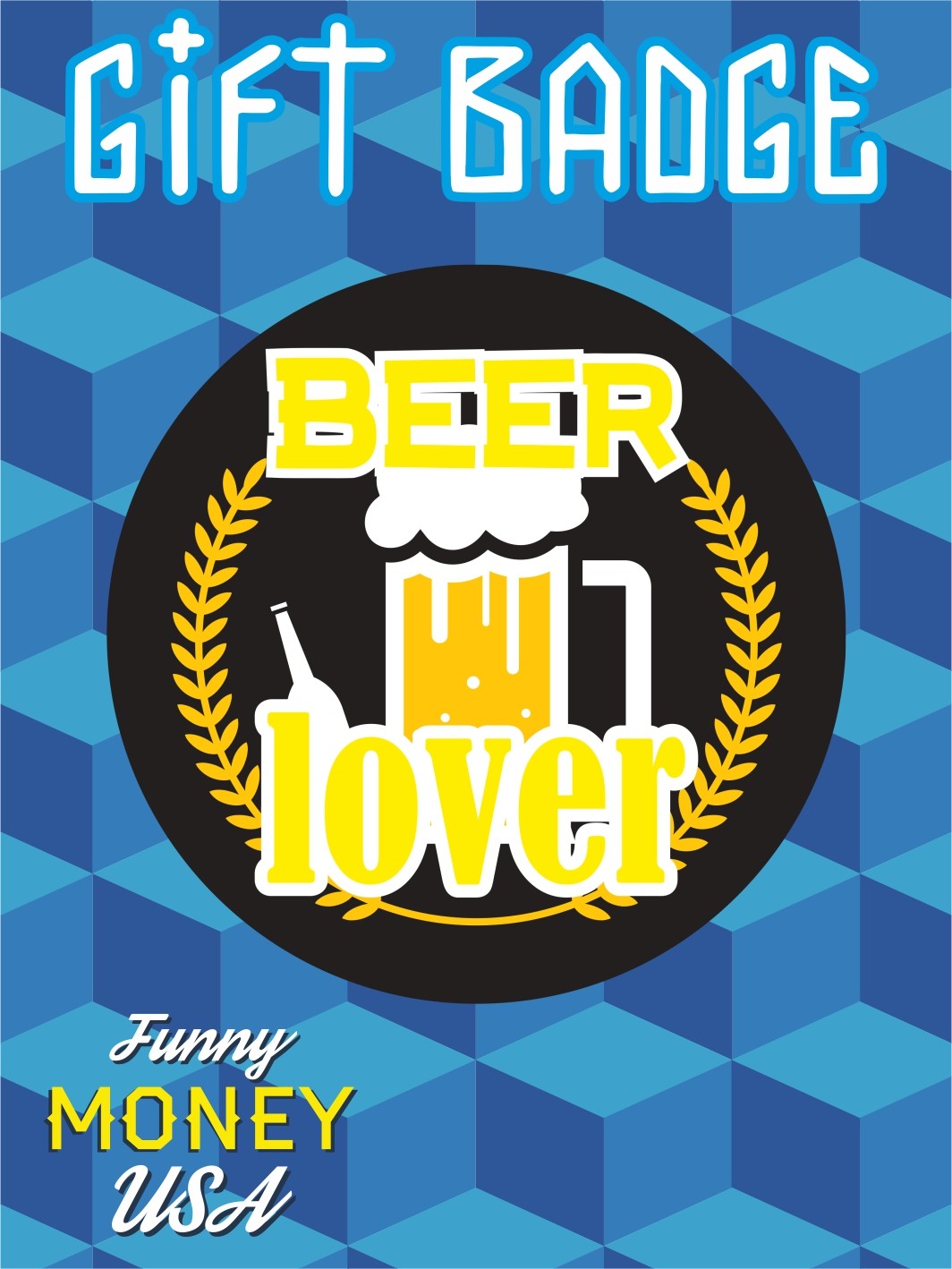 Gift badges "Beer lover"