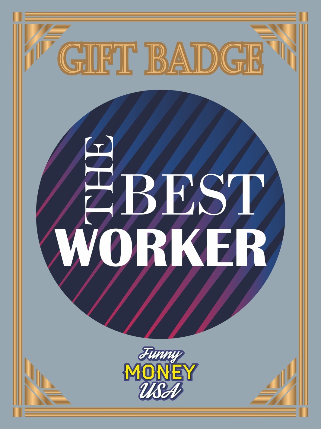 Gift badges "Best Worker"