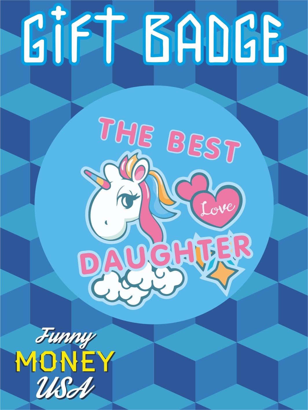 Gift badges "Best Daugther"