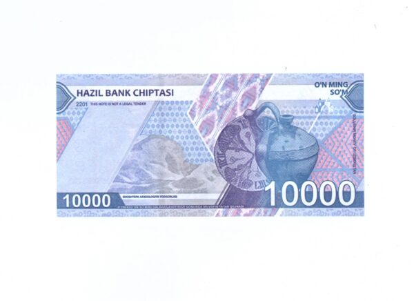 Сувенирные деньги 10000 сум - 80 банкнот