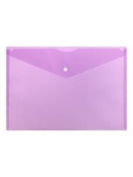 Конверт на кнопке А4 фиолетовый (10шт)