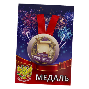 Медаль Выдающаяся начальница (металл)