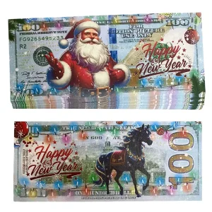 Сувенирные деньги 100 $ (Новый год)