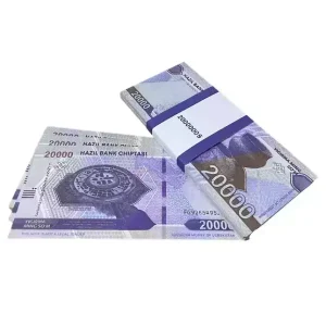 Сувенирные деньги 20 000 сум – 80 банкнот