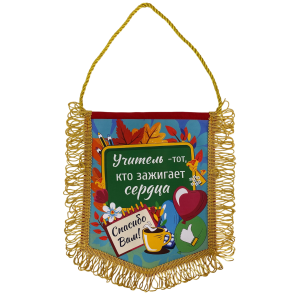 Вымпел с бахромой "Учитель"