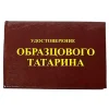 Шуточное удостоверение Образцового татарина, фото 1