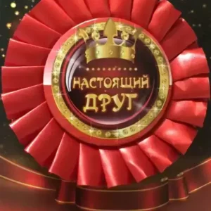 Почетный значок Настоящий друг