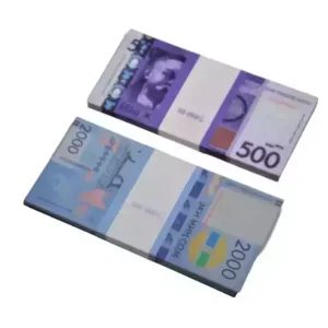 Набор №23 Сувенирные деньги Киргизские сомы (2000,500)
