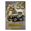 Диплом Юбиляра 55 лет (папка адресная 21 × 15 × 0,4 см), фото 1