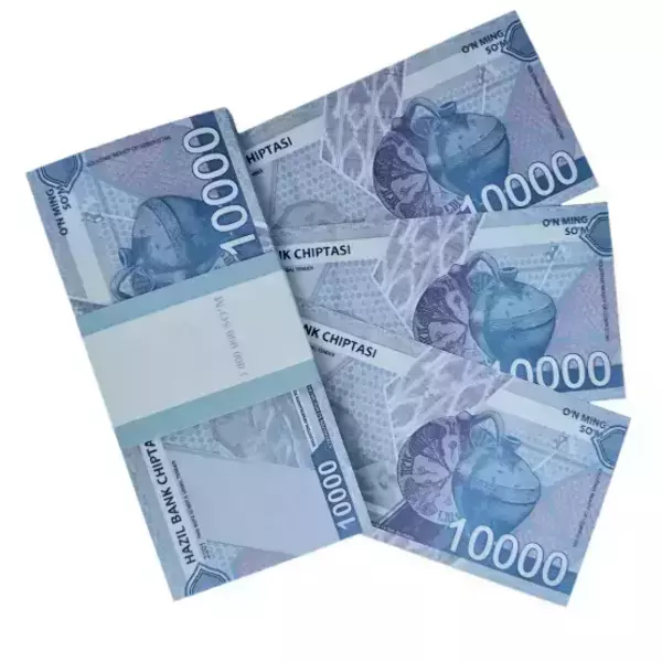 Сувенирные деньги 10000 сум – 80 банкнот