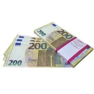 Сувенирные деньги 200 евро – 80 банкнот