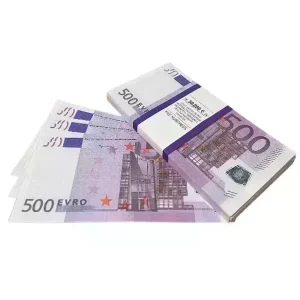 Сувенирные деньги 500 евро – 80 банкнот
