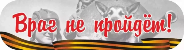 Наклейка “Враг не пройдет!”