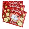Наклейка на бутылку “Свадебное шампанское” (два лебедя, кольца) уп. 20 шт. (95х120), фото 2
