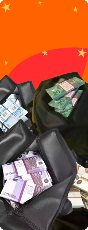 Сумки с прикольными наличными