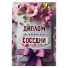Диплом Замечательной соседки + Медаль Замечательная соседка, фото 4