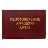 Удостоверение Лучшего друга + Медаль Настоящий Друг, фото 2